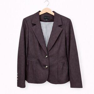 TRIBAL | Dark Brown Blazer Jacket - women's Size 6